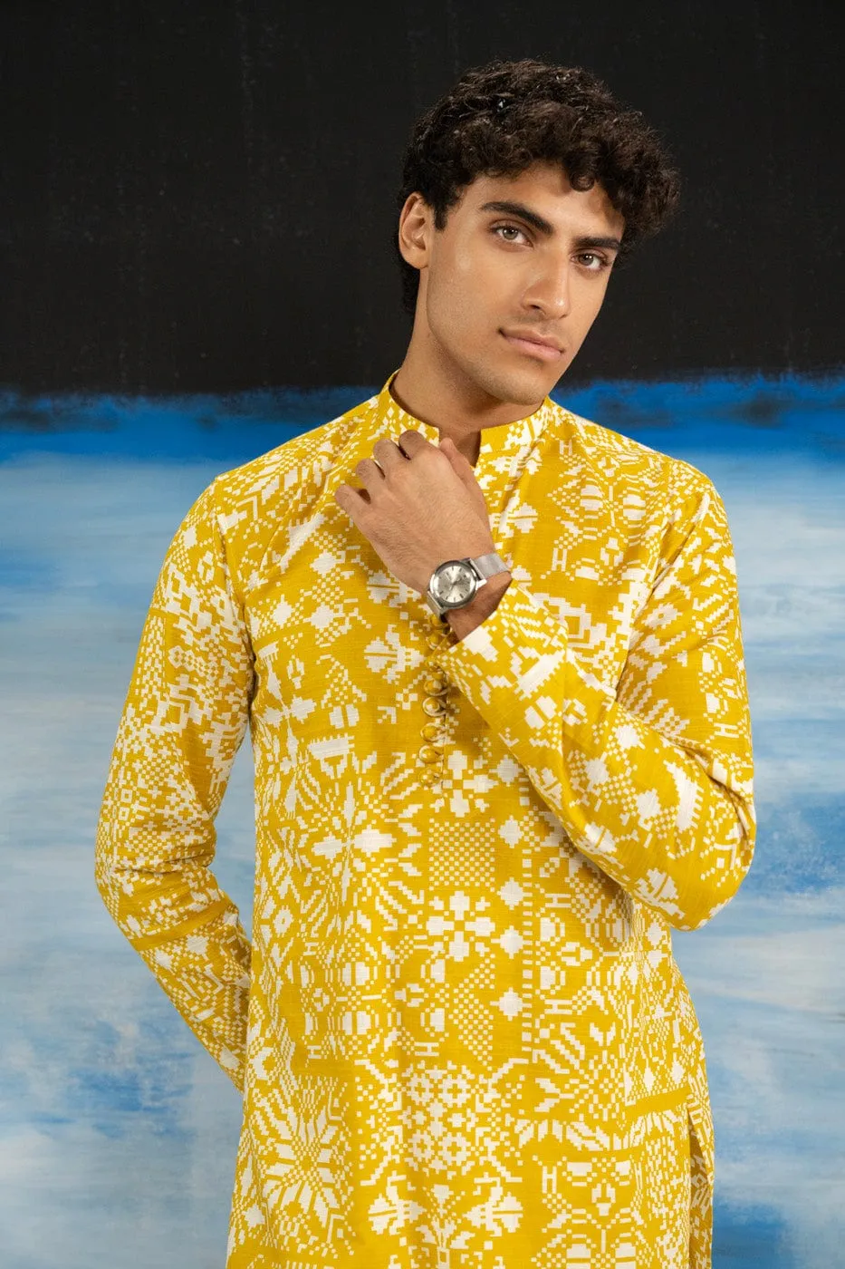 1 Pc Printed Khaddar Shirt 