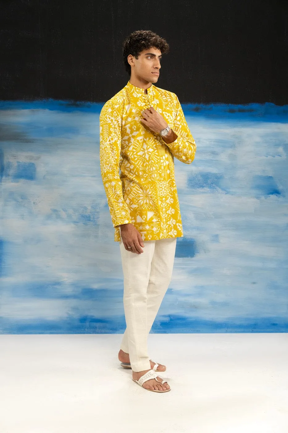 1 Pc Printed Khaddar Shirt 