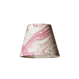 18cm Straight Empire Pendant shade in Red Tanaro Marbled Paper