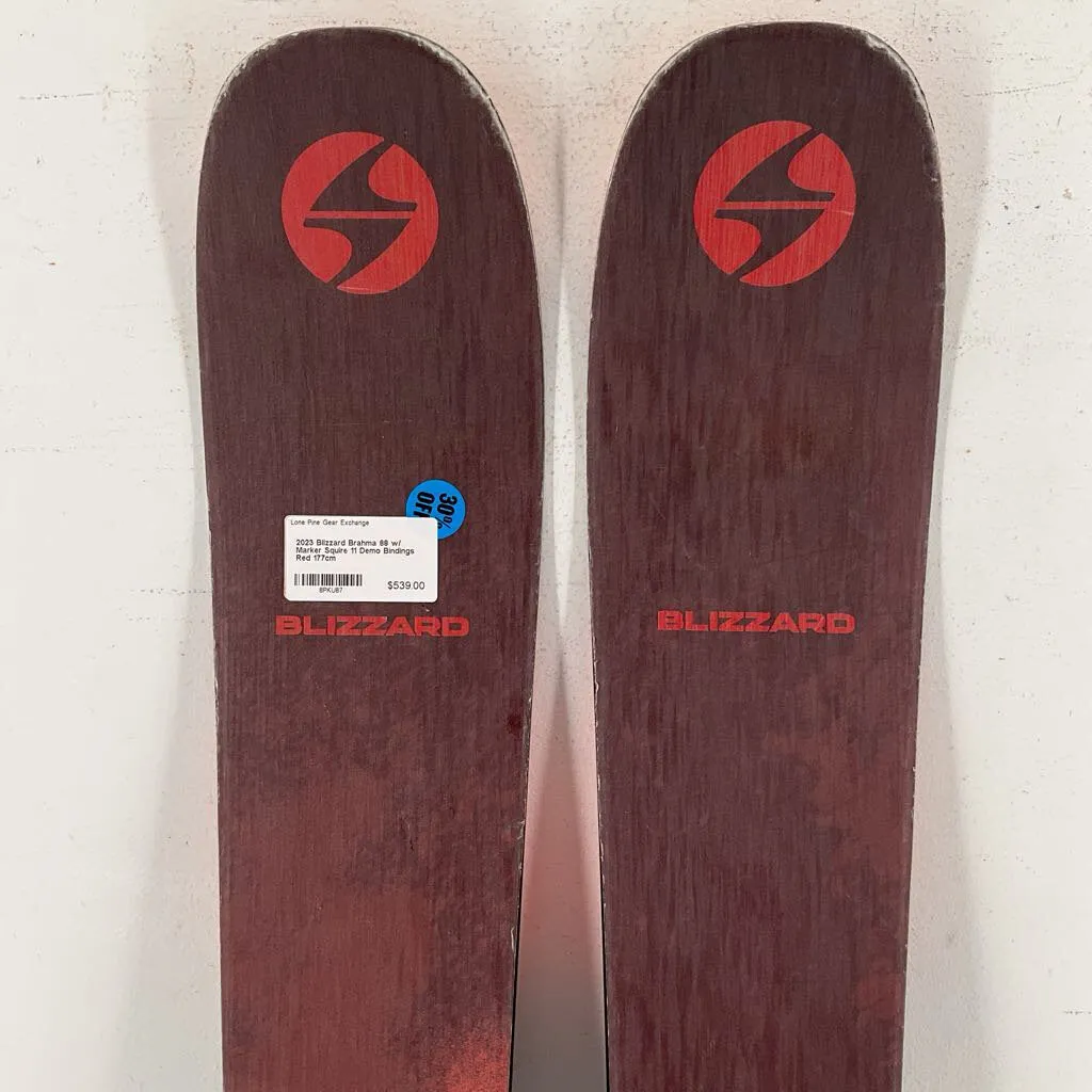 2023 Blizzard Brahma 88 w/ Marker Squire 11 Demo Bindings