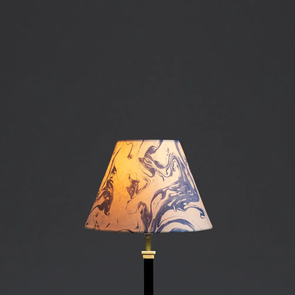 25cm empire hand made marble paper shade in Tiber