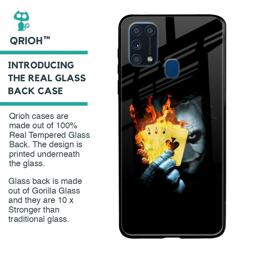 AAA Joker Glass Case for Samsung Galaxy M31 Prime