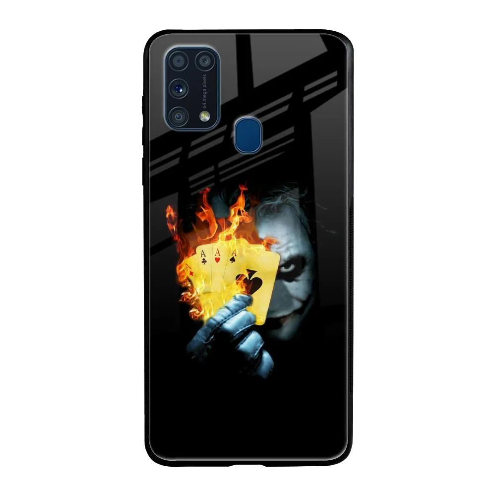 AAA Joker Glass Case for Samsung Galaxy M31 Prime