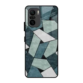 Abstact Tiles Glass Case for Mi 11X Pro