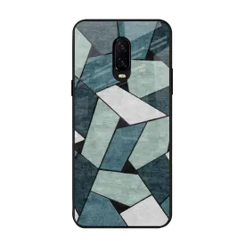 Abstact Tiles Glass Case for OnePlus 6T