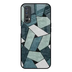 Abstact Tiles Glass Case for Realme Narzo 20 Pro