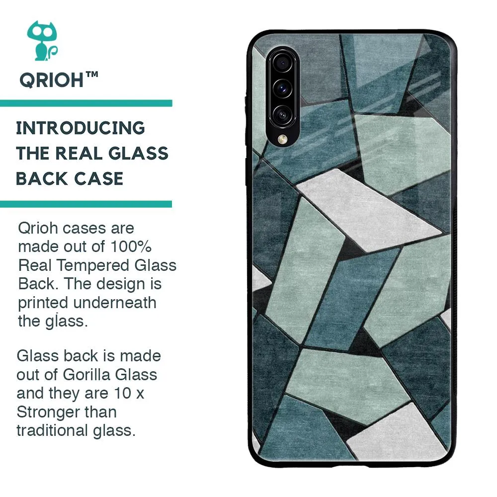 Abstact Tiles Glass Case for Samsung Galaxy A70s