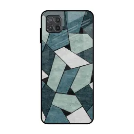 Abstact Tiles Glass Case for Samsung Galaxy M12