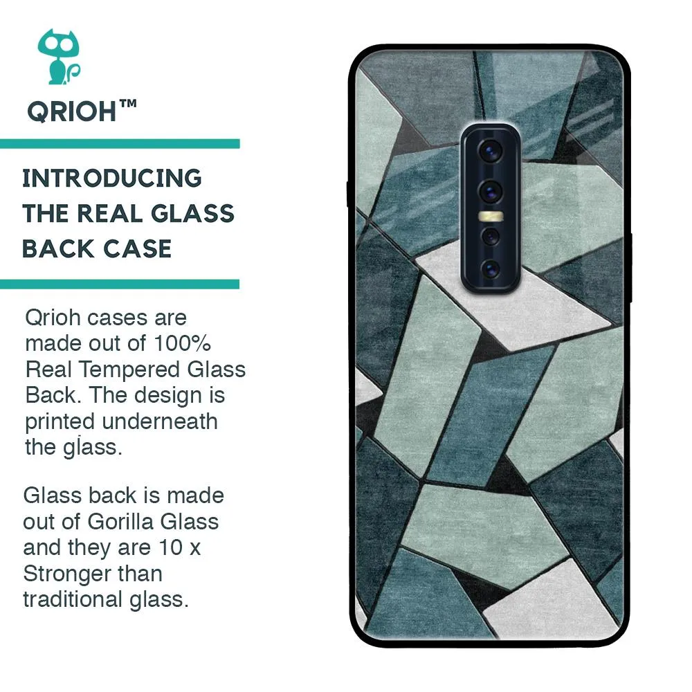 Abstact Tiles Glass Case for Vivo V17 Pro