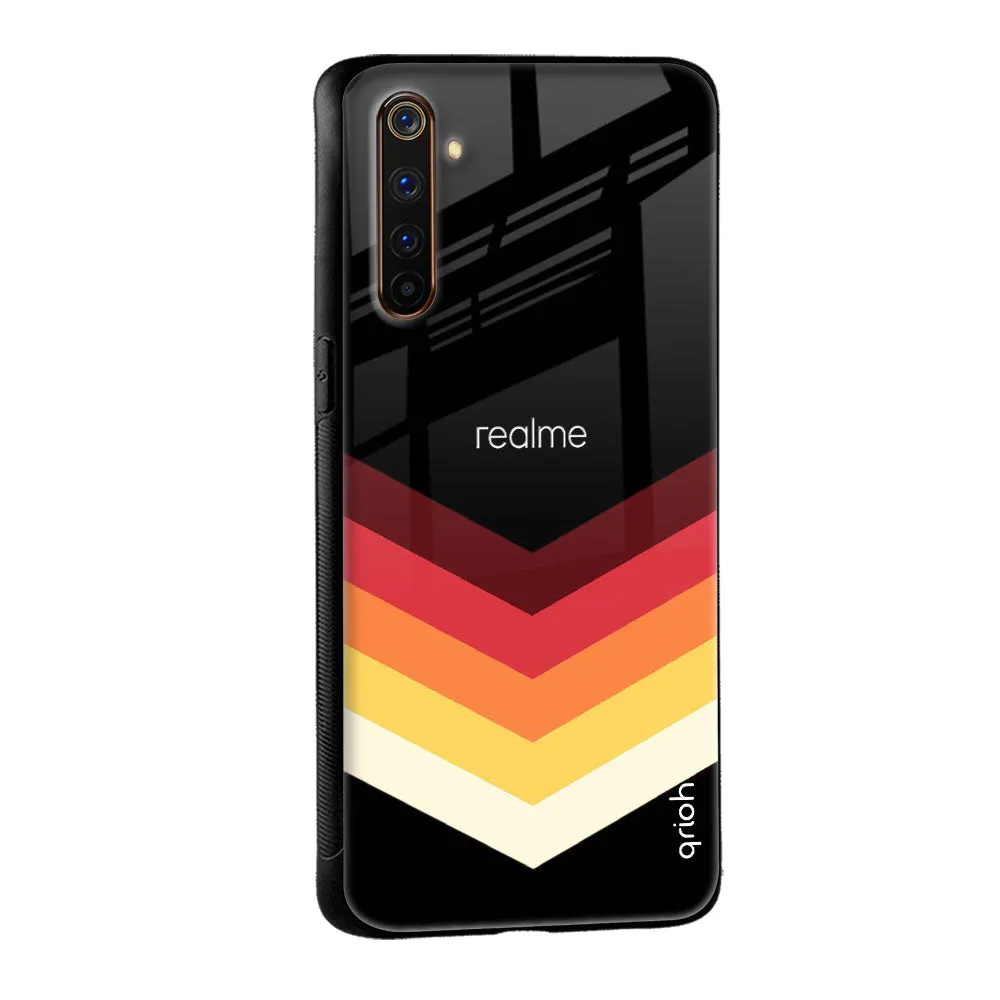 Abstract Arrow Pattern Glass Case For Realme GT Neo3