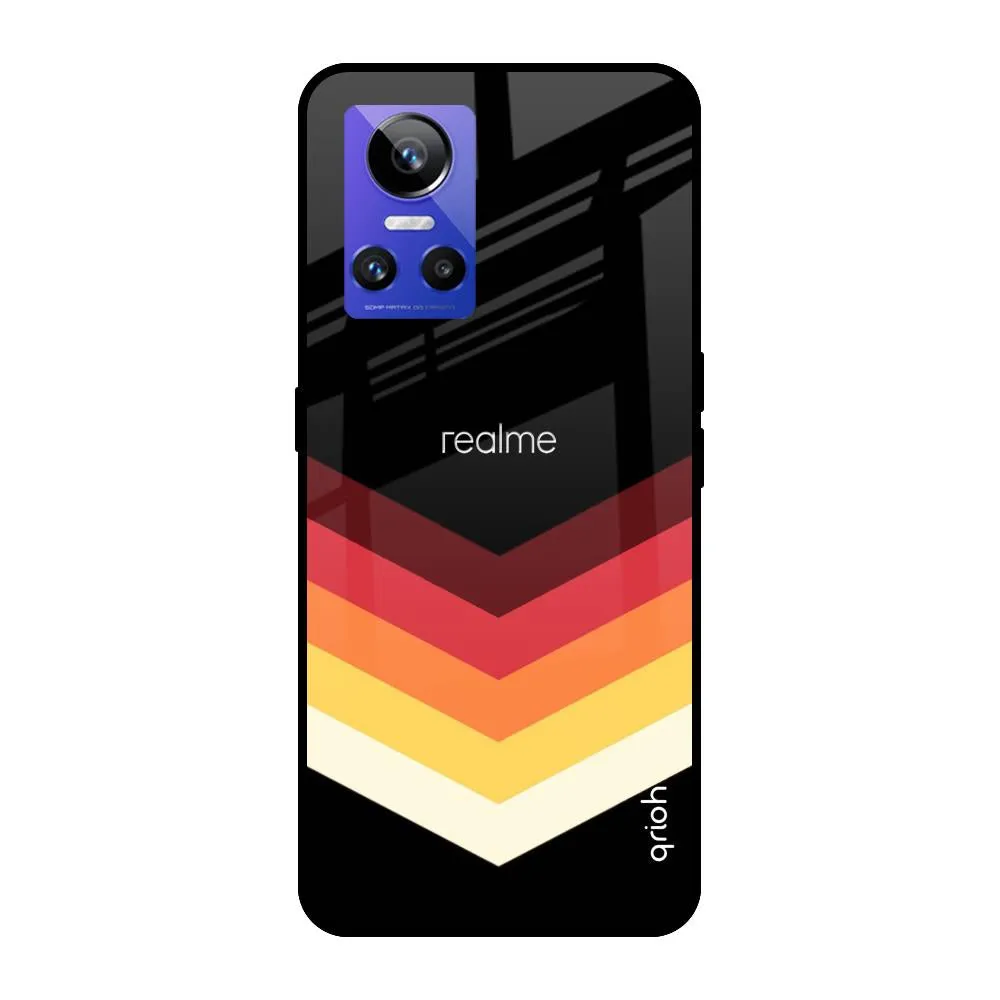 Abstract Arrow Pattern Glass Case For Realme GT Neo3