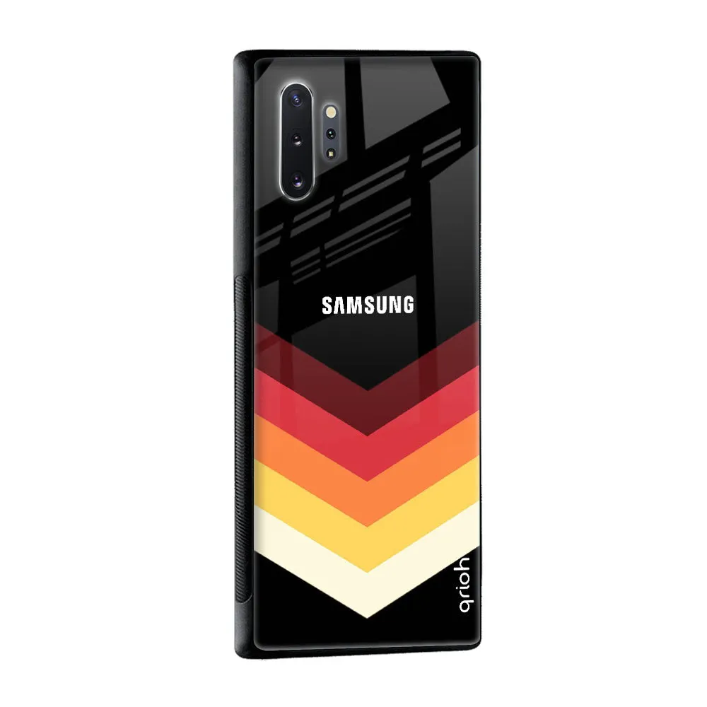 Abstract Arrow Pattern Glass Case For Samsung Galaxy S20 FE