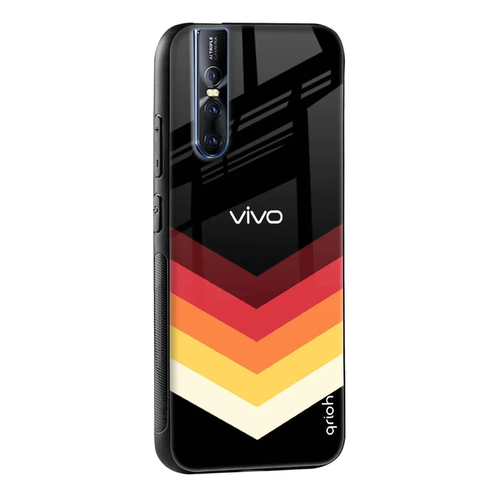 Abstract Arrow Pattern Glass Case For Vivo Y75 5G