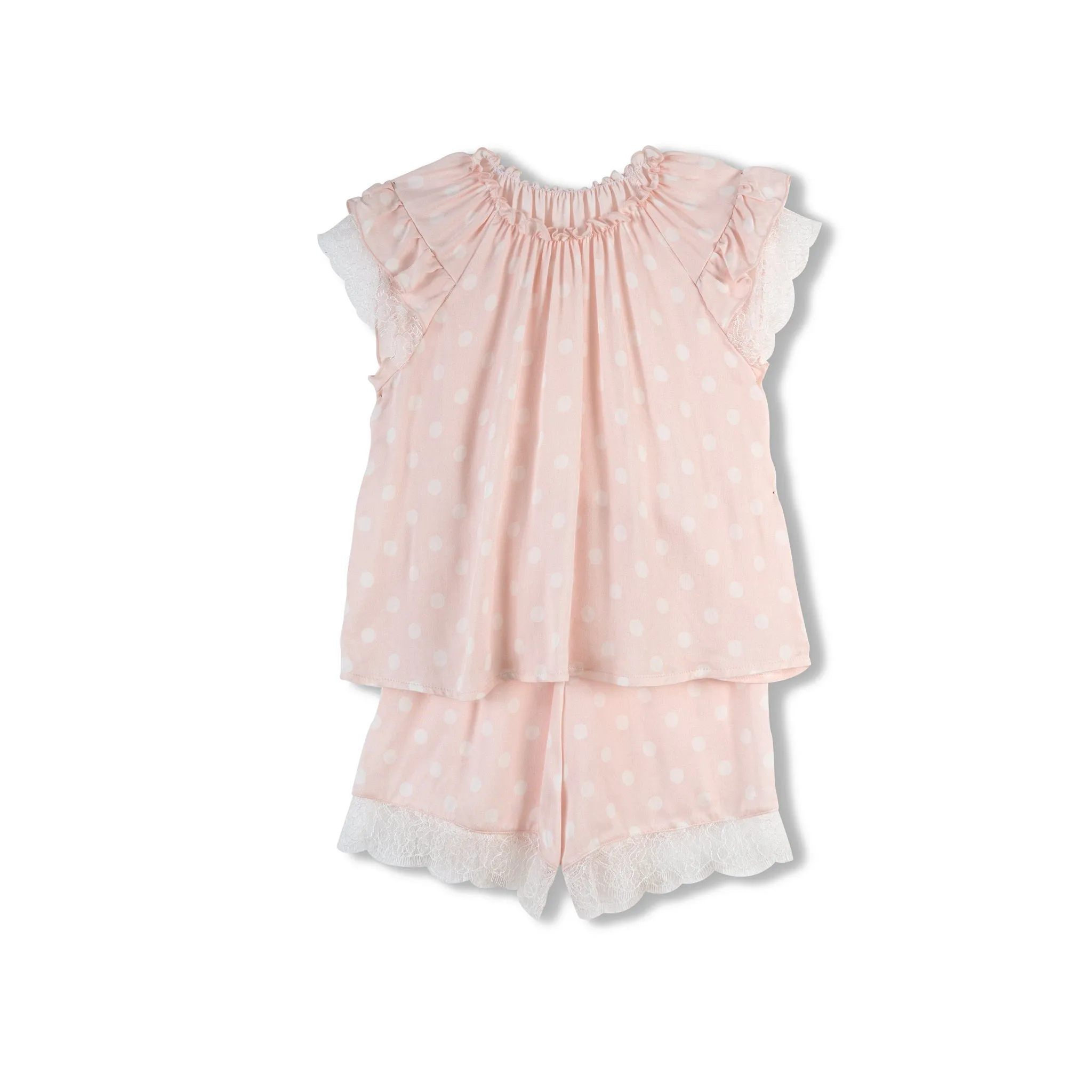 ADELIA - GIRLS PYJAMA PINK DOTS