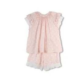 ADELIA - GIRLS PYJAMA PINK DOTS