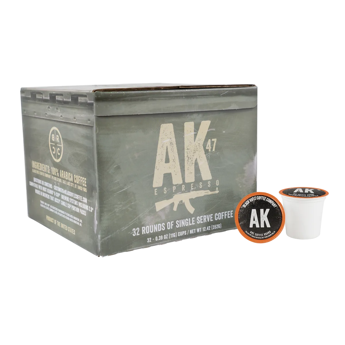 AK-47 Espresso Blend Rounds 32 ct