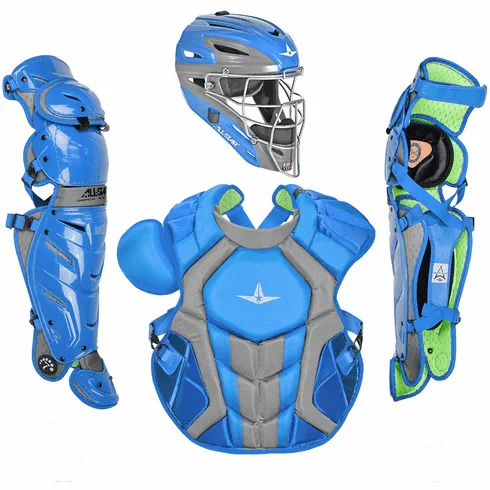 All-Star Adult System 7 Axis 2-Tone Baseball Catcher’s Set: CKCCPRO1X-TT