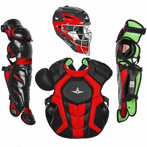 All-Star Adult System 7 Axis 2-Tone Baseball Catcher’s Set: CKCCPRO1X-TT