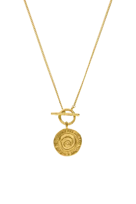 Allure Coin Necklace Gold