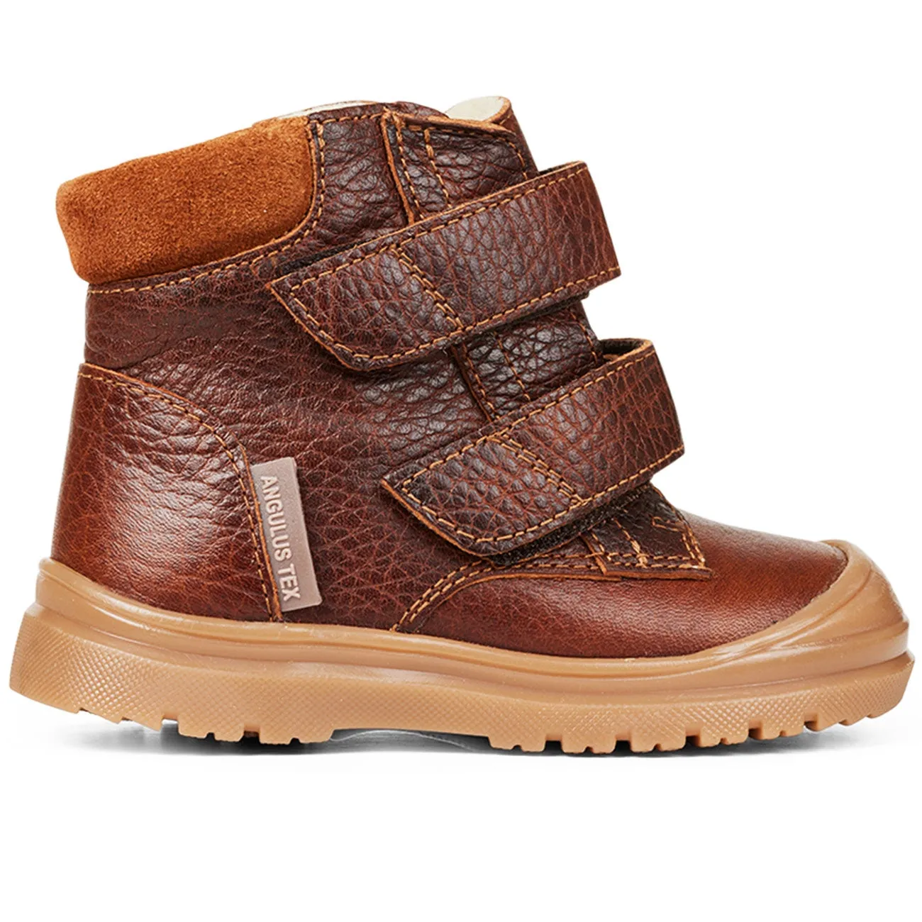 Angulus Starter Tex Boots With Velcro Cognac/Cognac