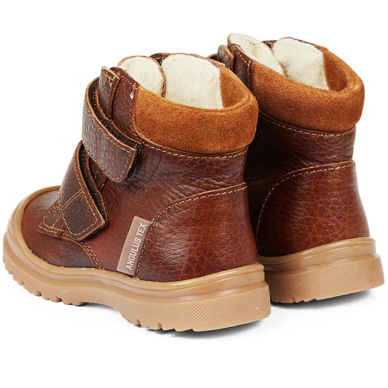 Angulus Starter Tex Boots With Velcro Cognac/Cognac