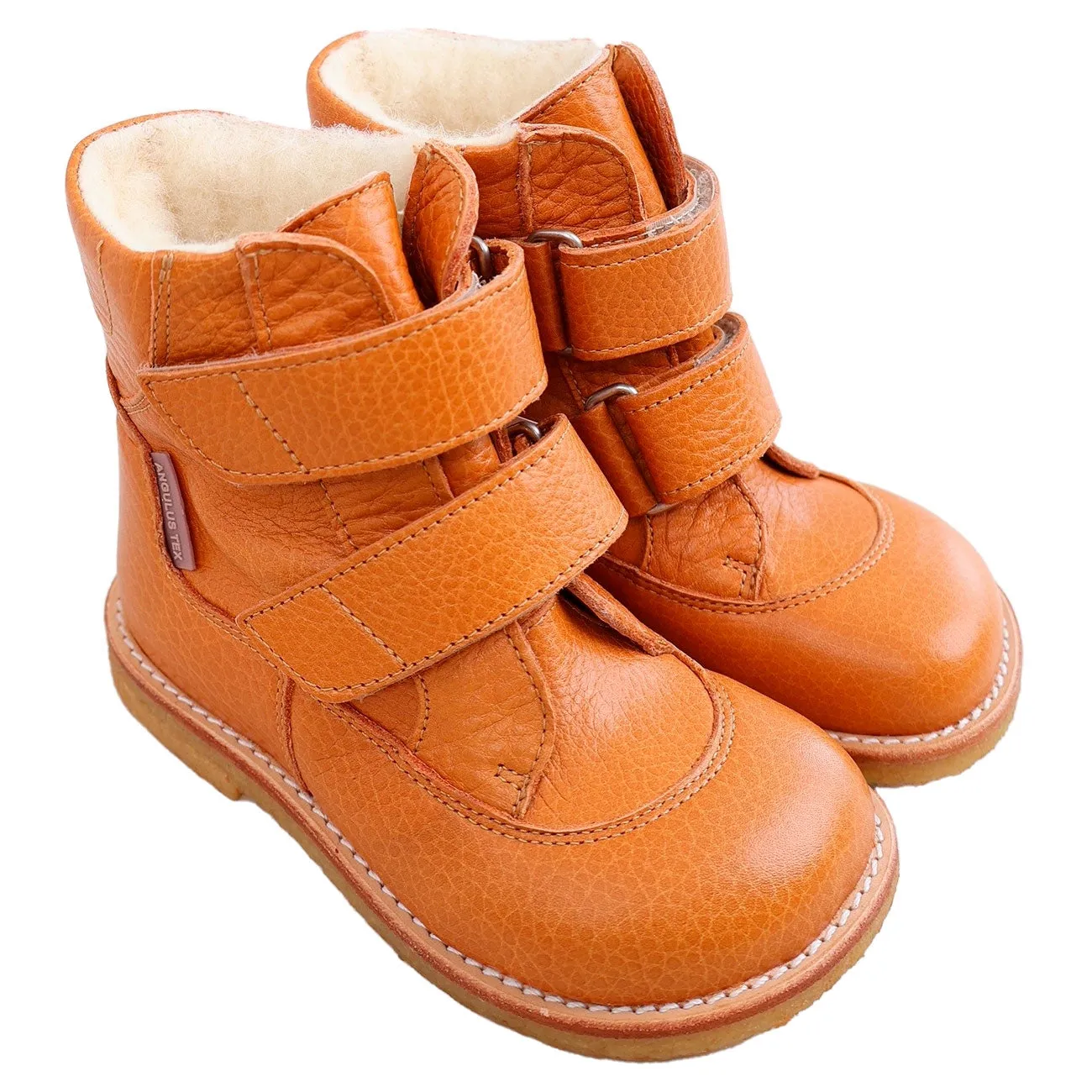 Angulus Tex-Boots With Velcro Golden Camel