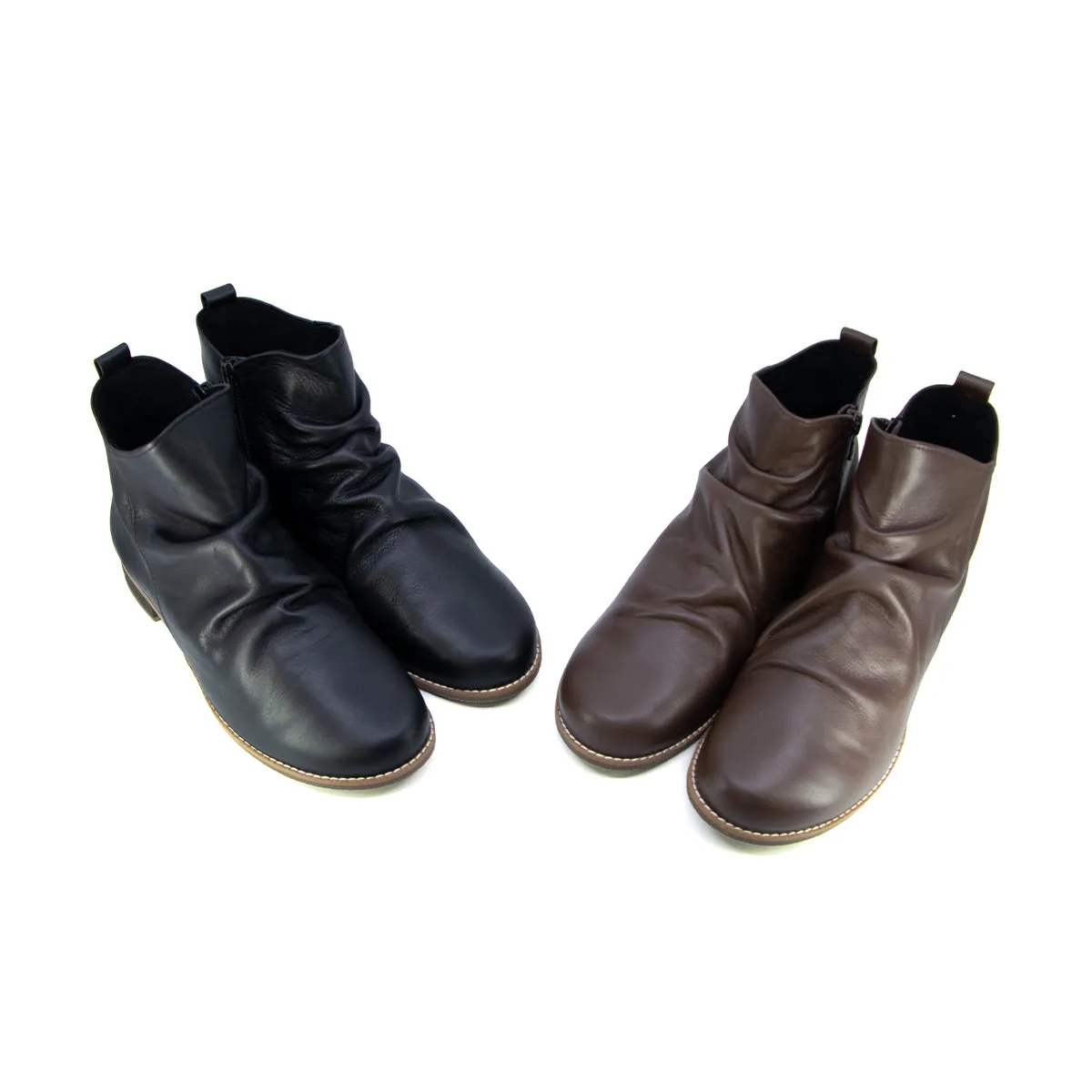 Ano  Dark Brown Soft Wide Fit Boots