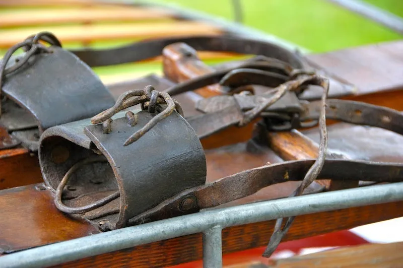 Antique Mining, Racing, Jumping Downhill Skis