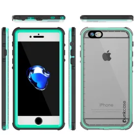 Apple iPhone SE (4.7") Waterproof Case, PUNKcase CRYSTAL Teal W/ Attached Screen Protector  | Warranty