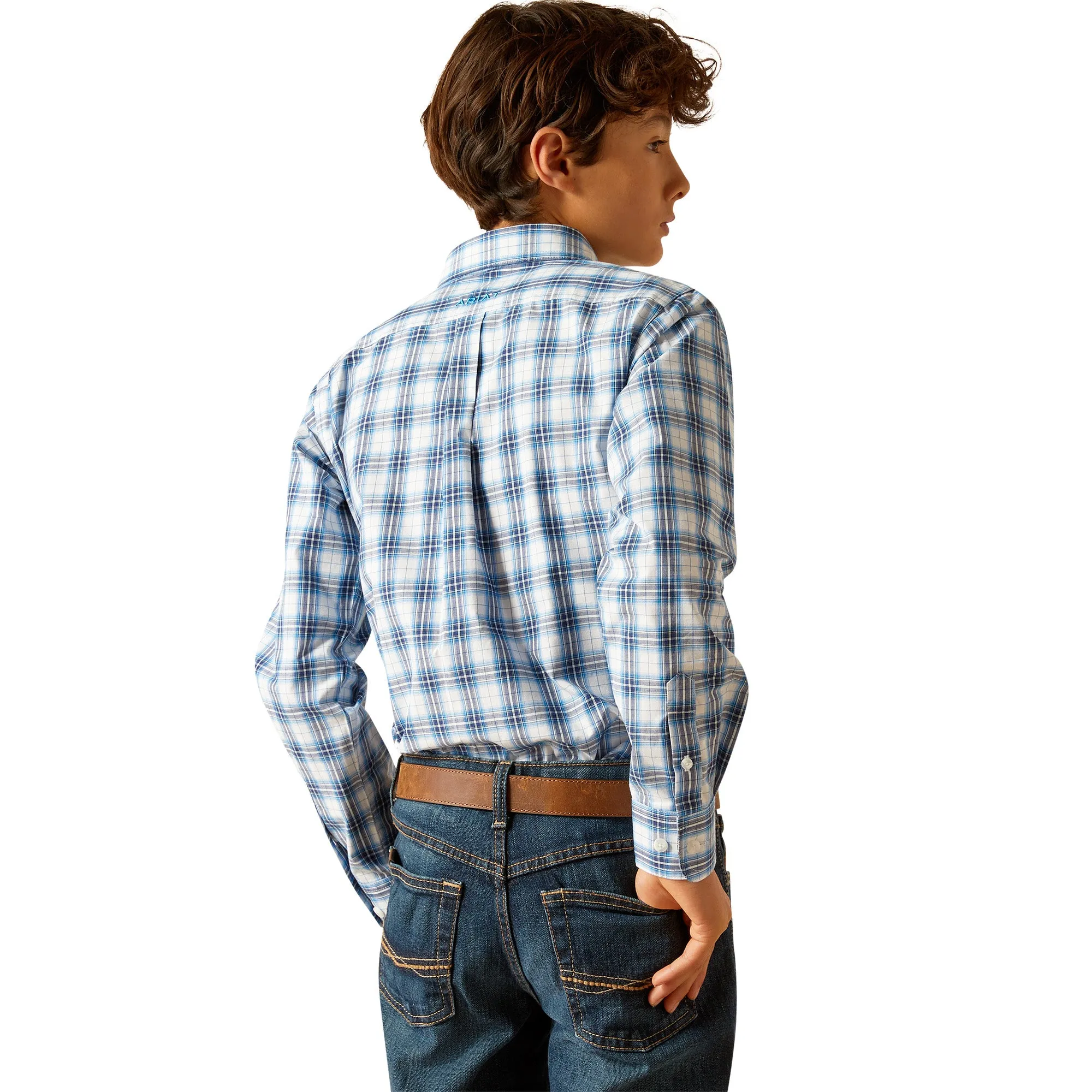 Ariat Boy's Pro Phoenix Shirt - Blue