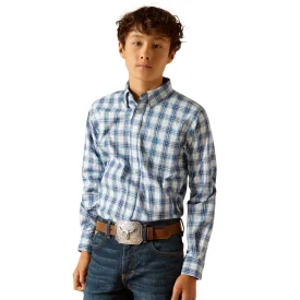 Ariat Boy's Pro Phoenix Shirt - Blue