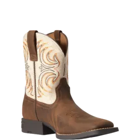 Ariat Children's Storm Antique Brown Western Boots 10038444