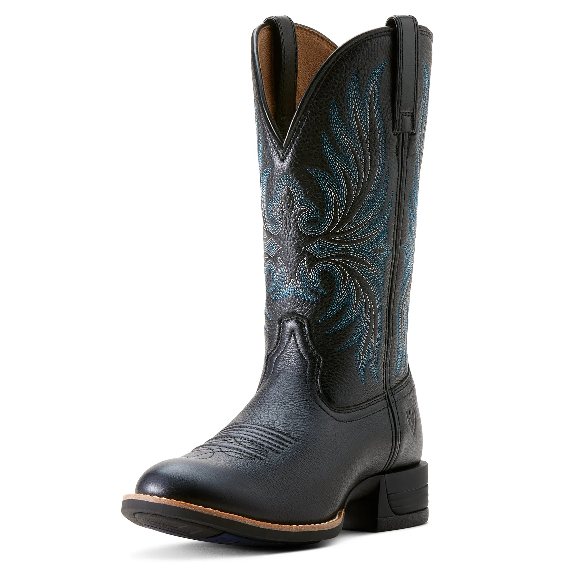 Ariat Ladies 10053600 Ranahan Western Boots in Black Deertan