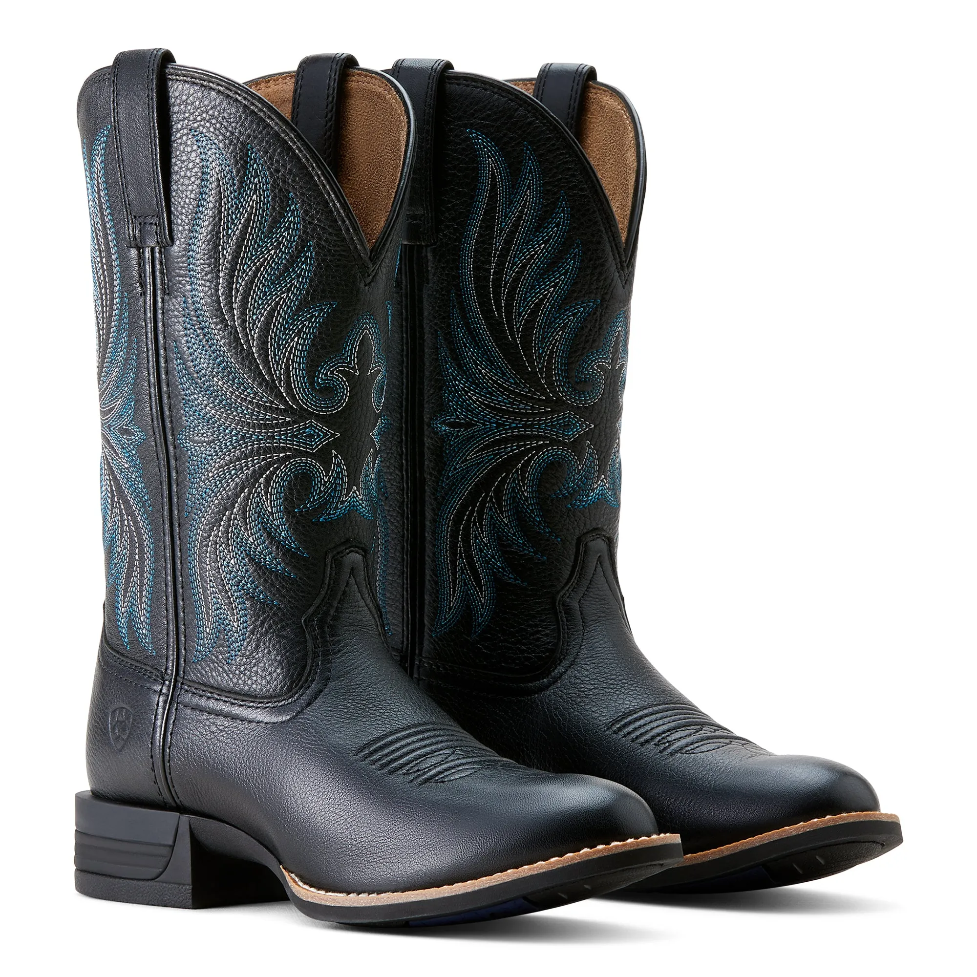 Ariat Ladies 10053600 Ranahan Western Boots in Black Deertan