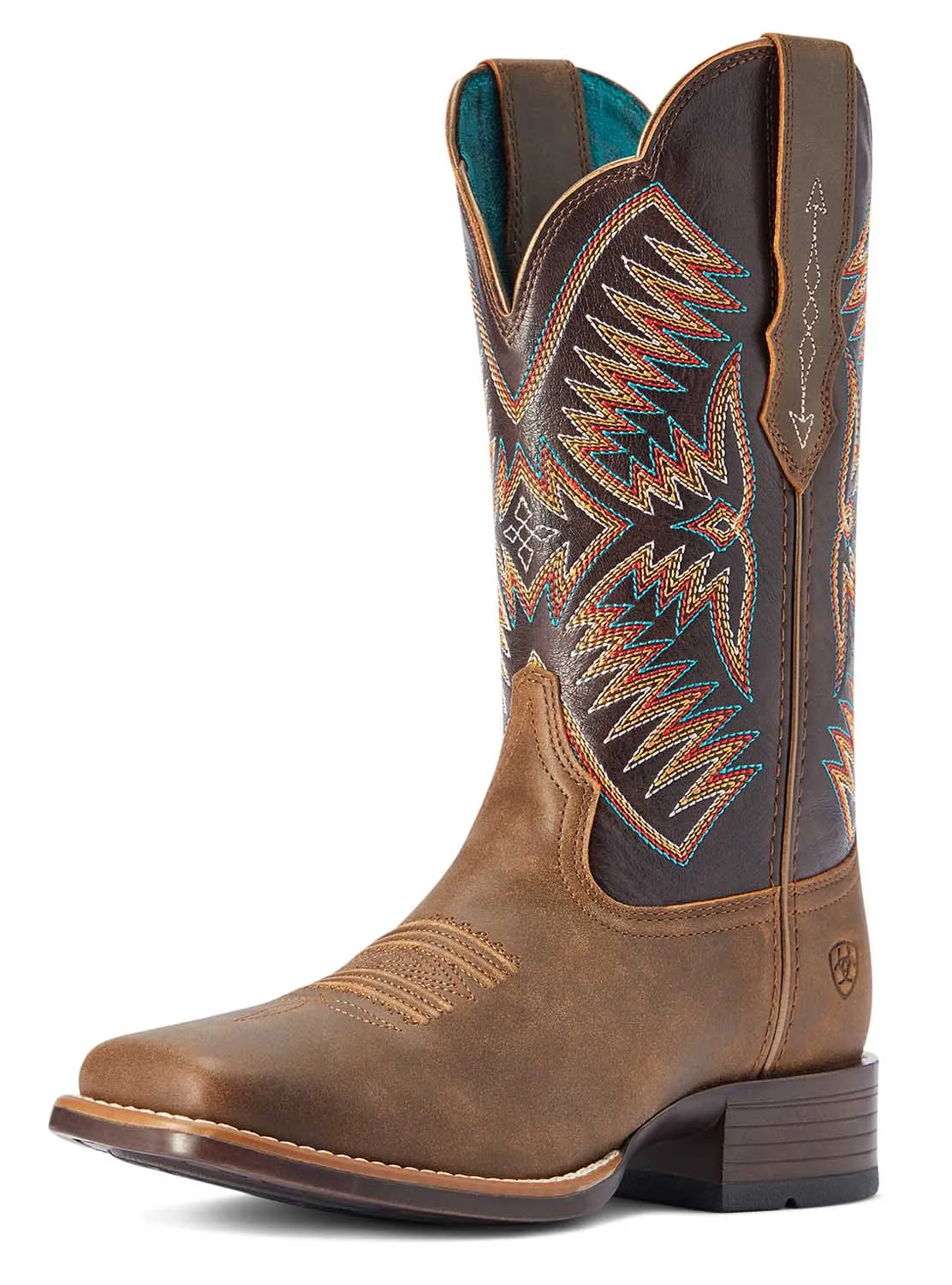 Ariat Women's Odessa StretchFit Western Boot, Fateful Brown