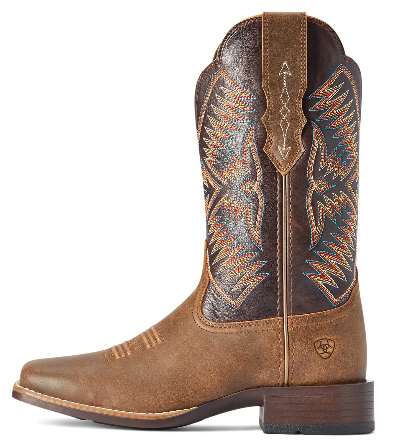 Ariat Women's Odessa StretchFit Western Boot, Fateful Brown