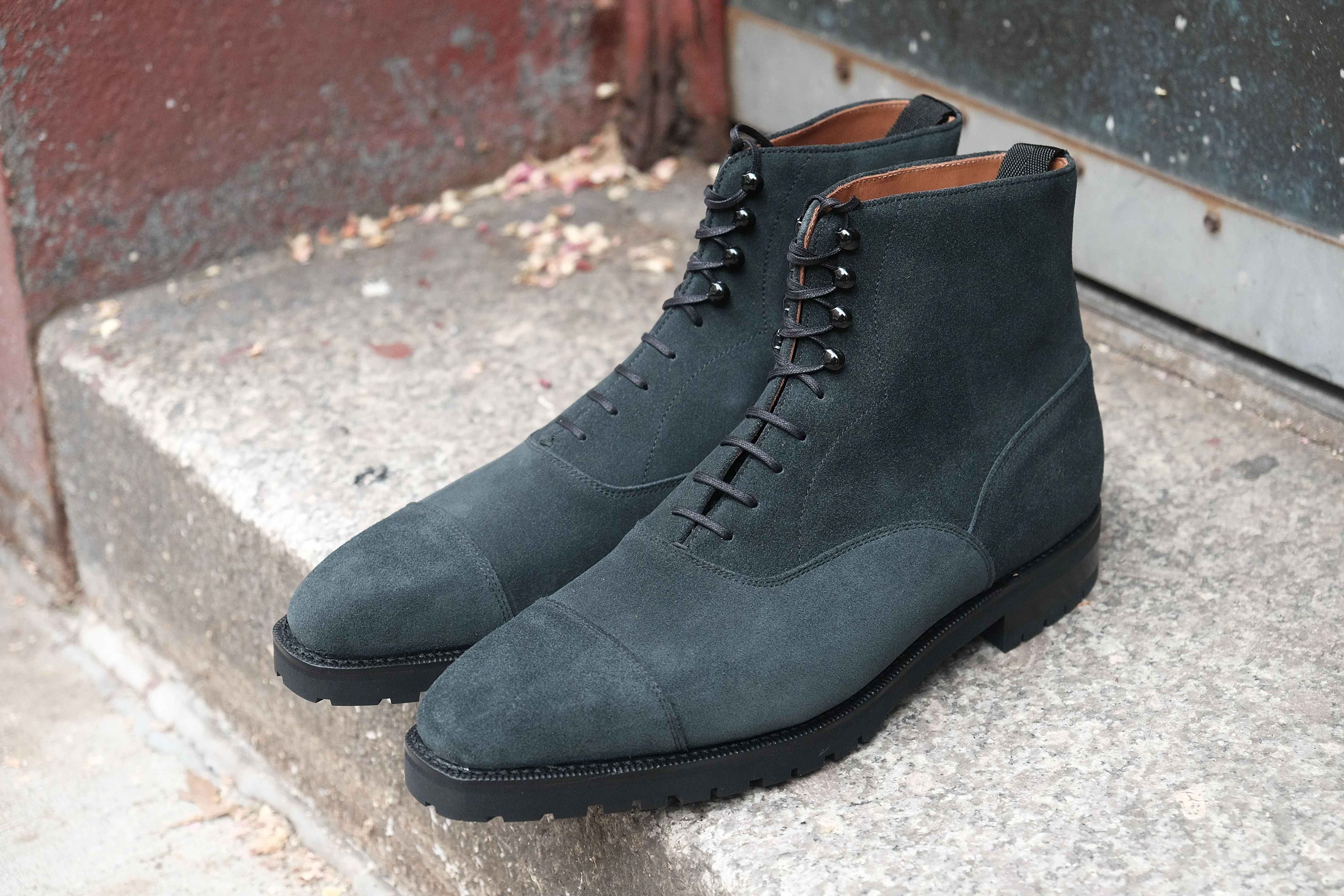 Ashworth - MTO - Charcoal Suede - MGF Last - Double Commando Sole