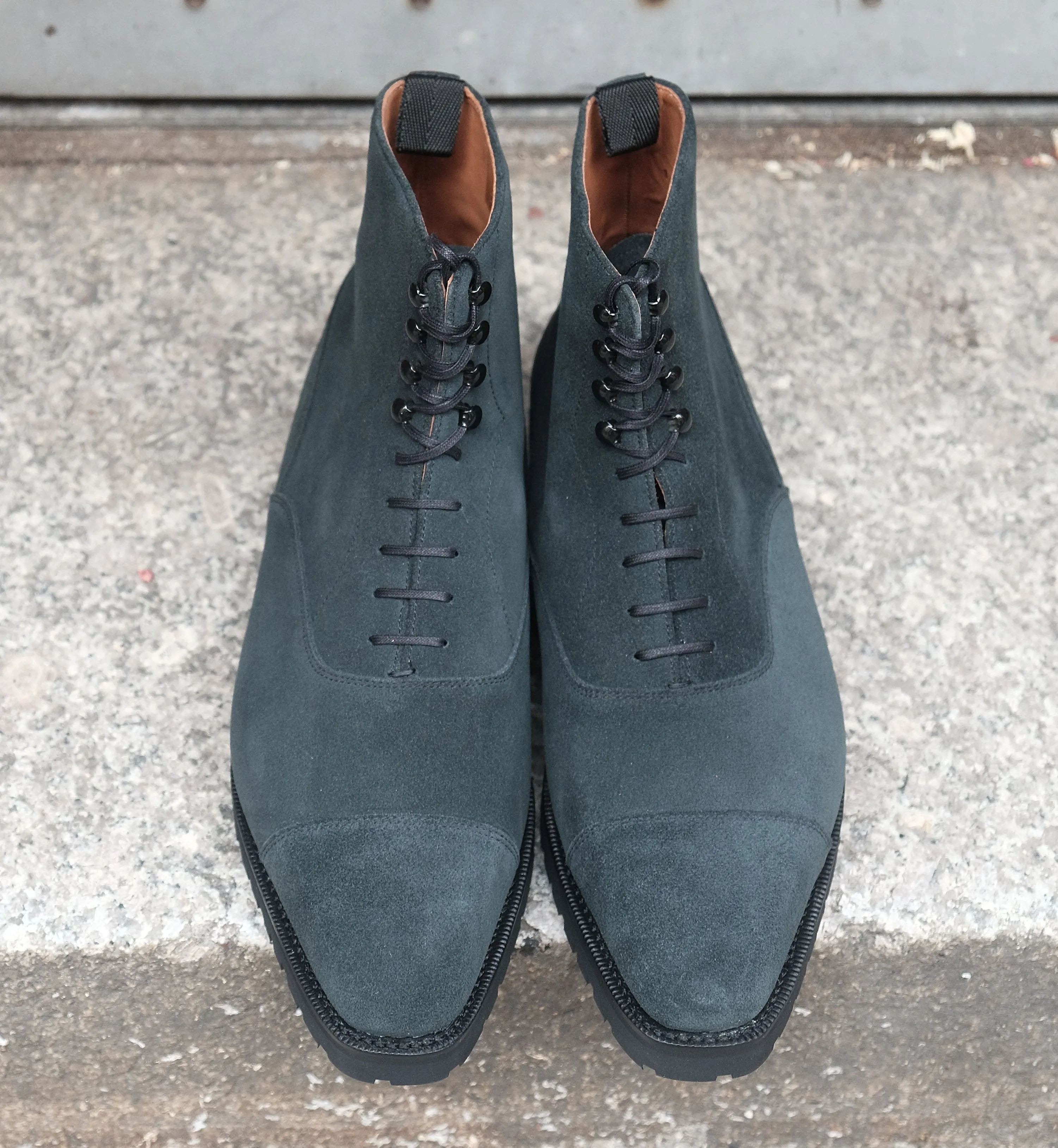 Ashworth - MTO - Charcoal Suede - MGF Last - Double Commando Sole