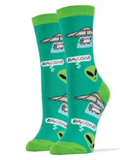 Bacon Abduction Socks