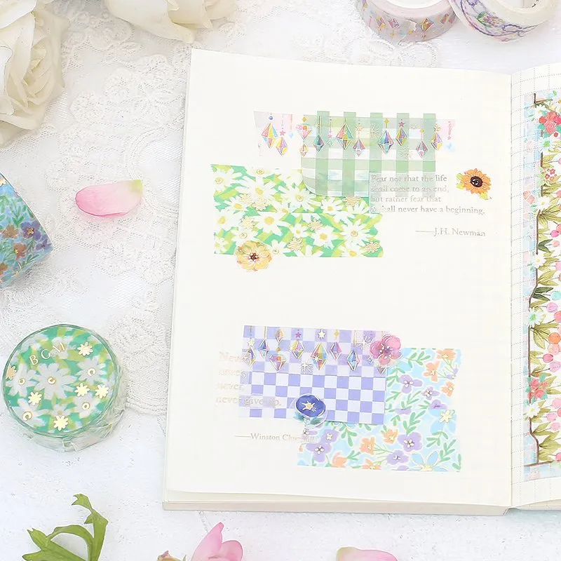 BGM Flower Field / Blue Washi Tape