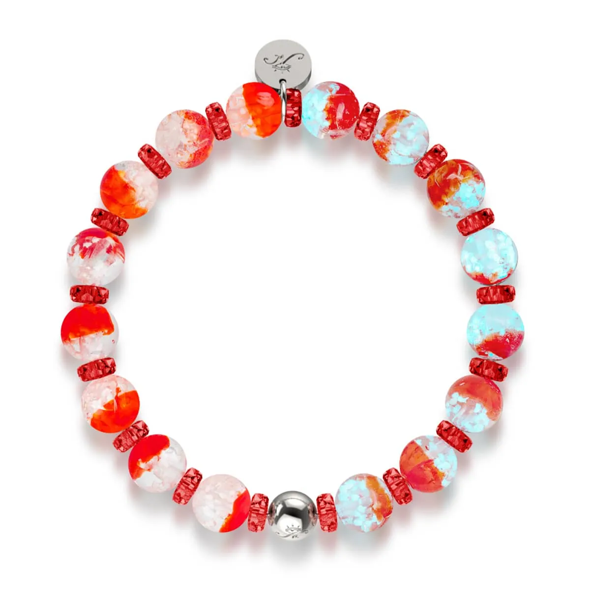 Boreal Flame | Firefly Glass Snow Globe Bracelet