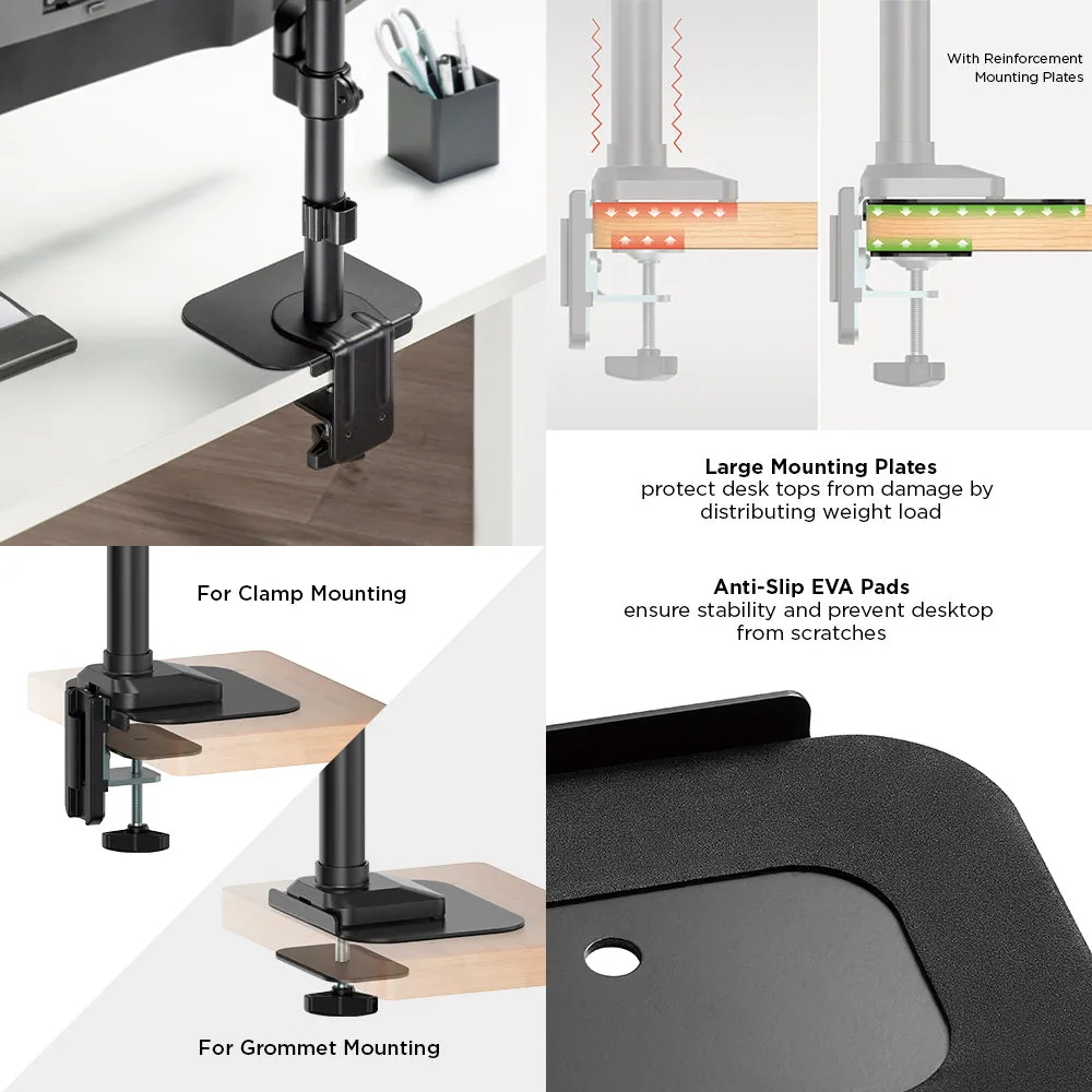 Brateck Tabletop Reinforcement Plate for Monitor Mount Stand - XMA-06