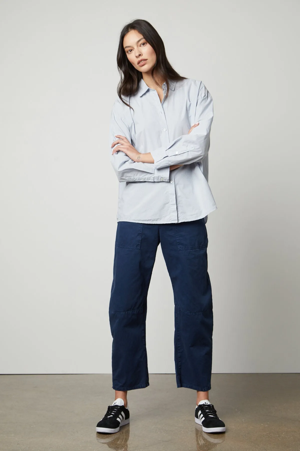 BRYLIE SANDED TWILL UTILITY PANT