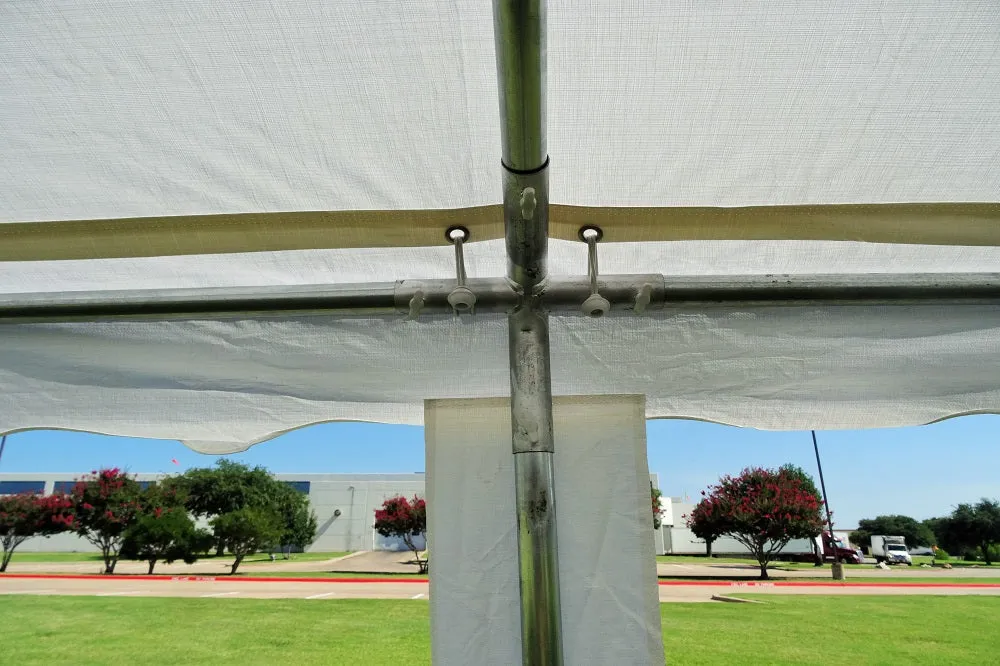 Budget PE Party Tent 32'x20' with Waterproof Top