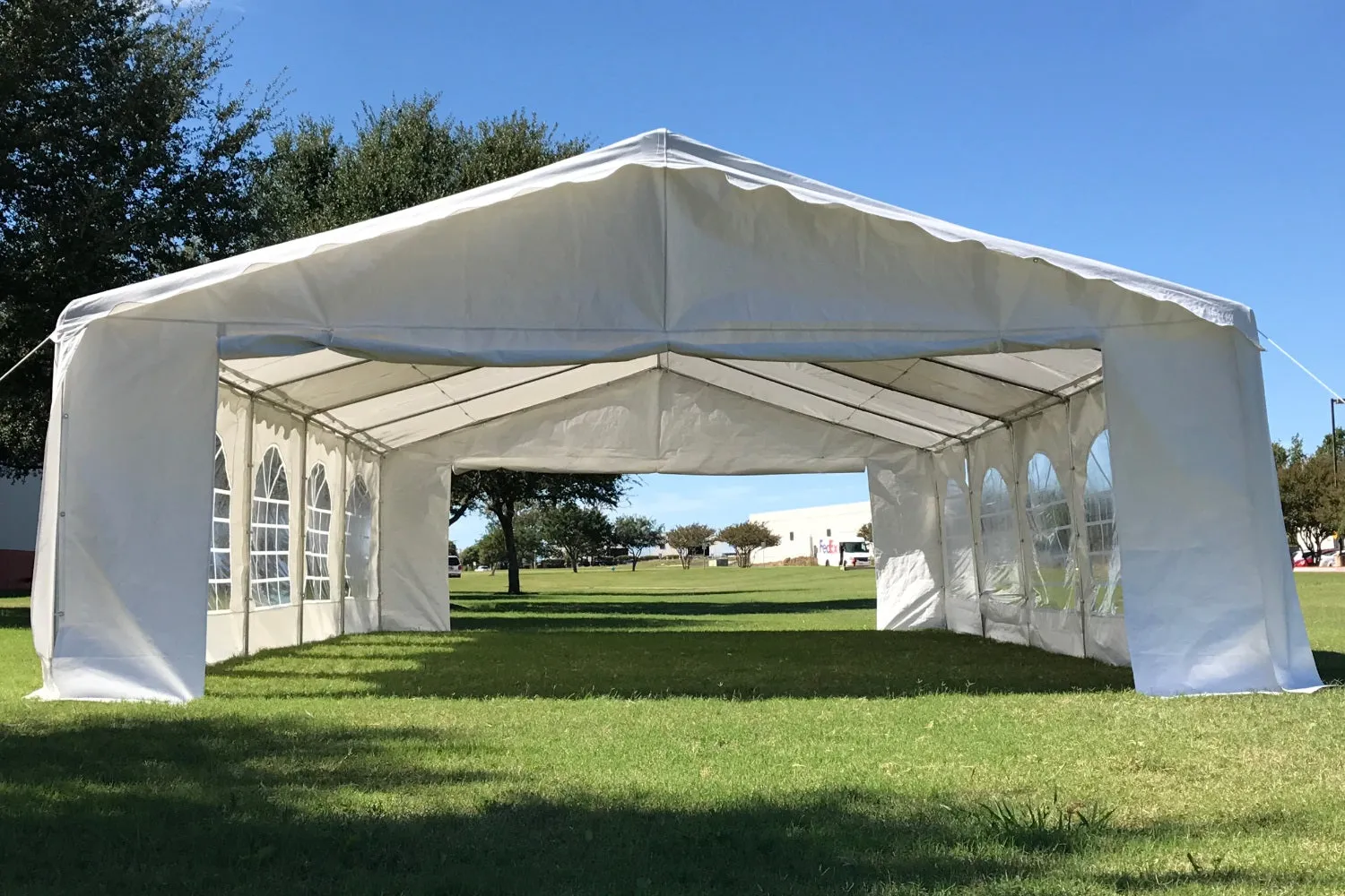 Budget PE Party Tent 32'x20' with Waterproof Top