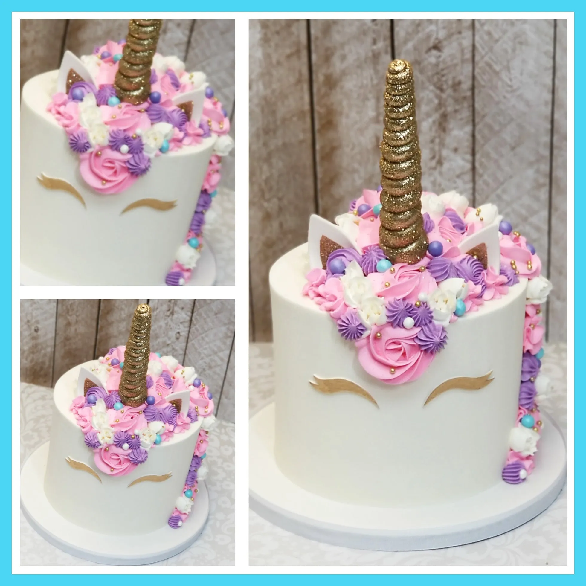 Buttercream Unicorn Cake IV