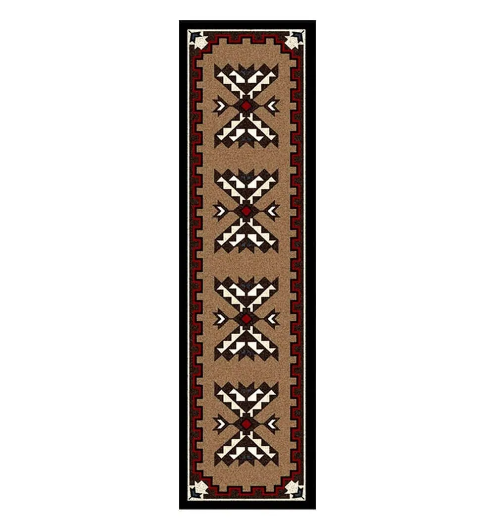 Cami Blanket Rugs in Brown