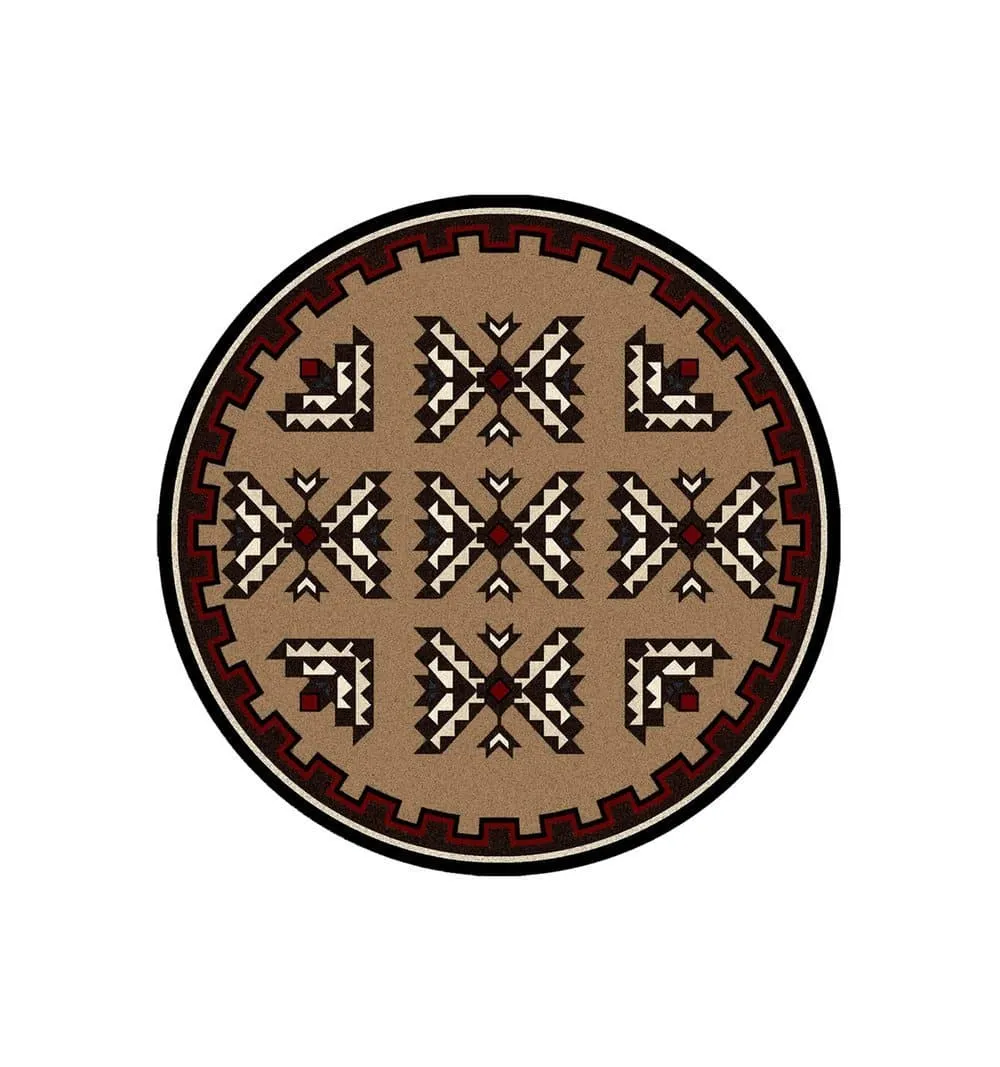 Cami Blanket Rugs in Brown