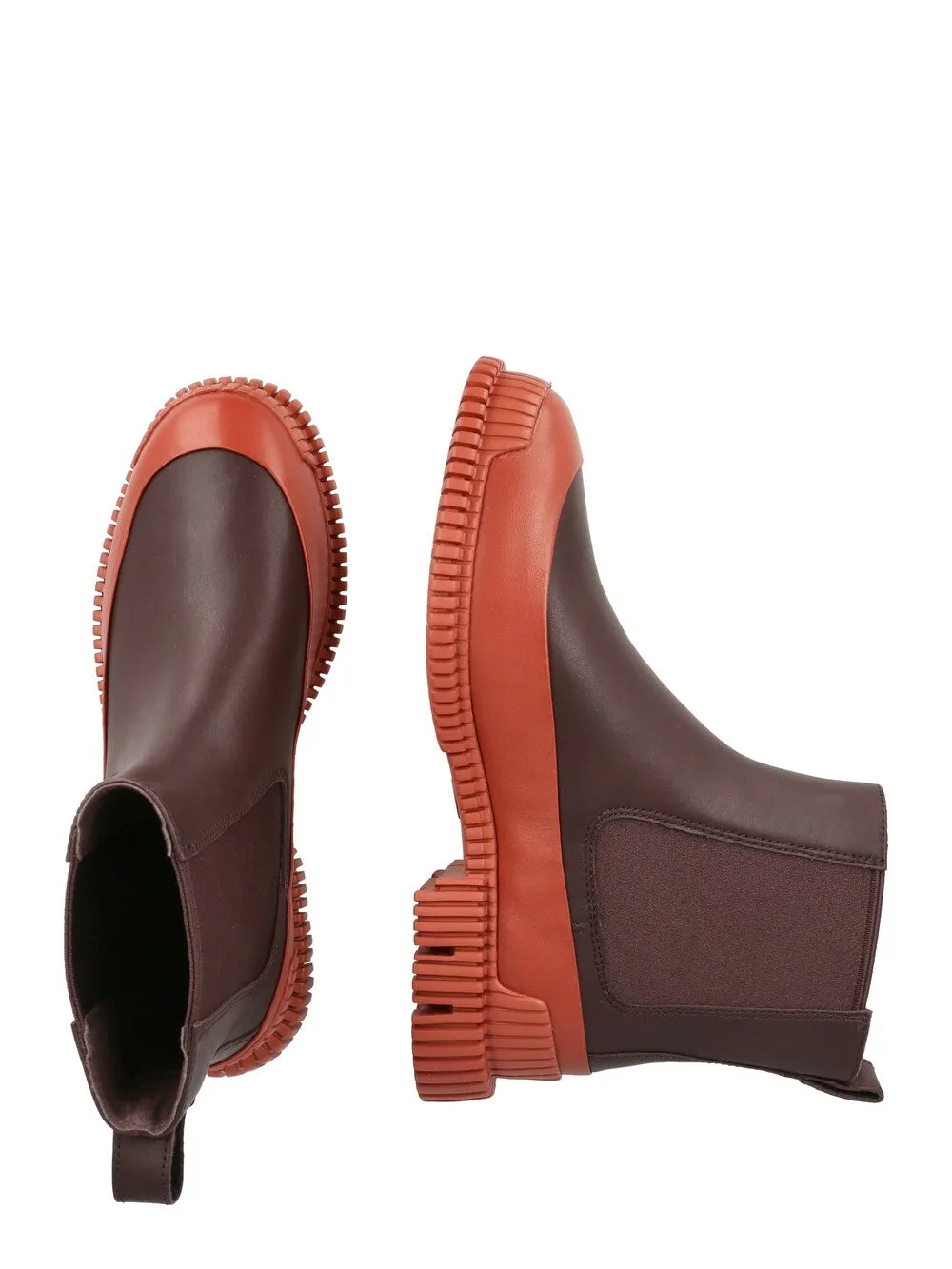 Camper Pix Chelsea boots, burgundy