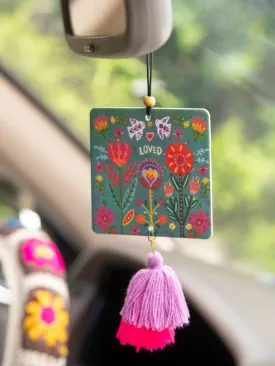 Car Air Freshener - Loved Folk Flower